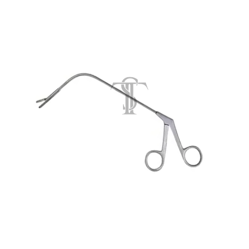 Untitled design (80) Micro Laryngeal Forceps – Curved Profile for Delicate Tissue Handling - Image 1