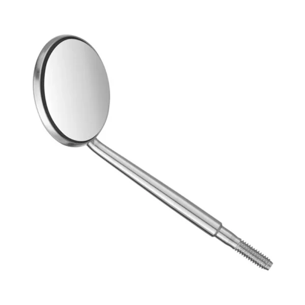 Dental Mouth Mirror Head – Rhodium Front Surface - Image 1
